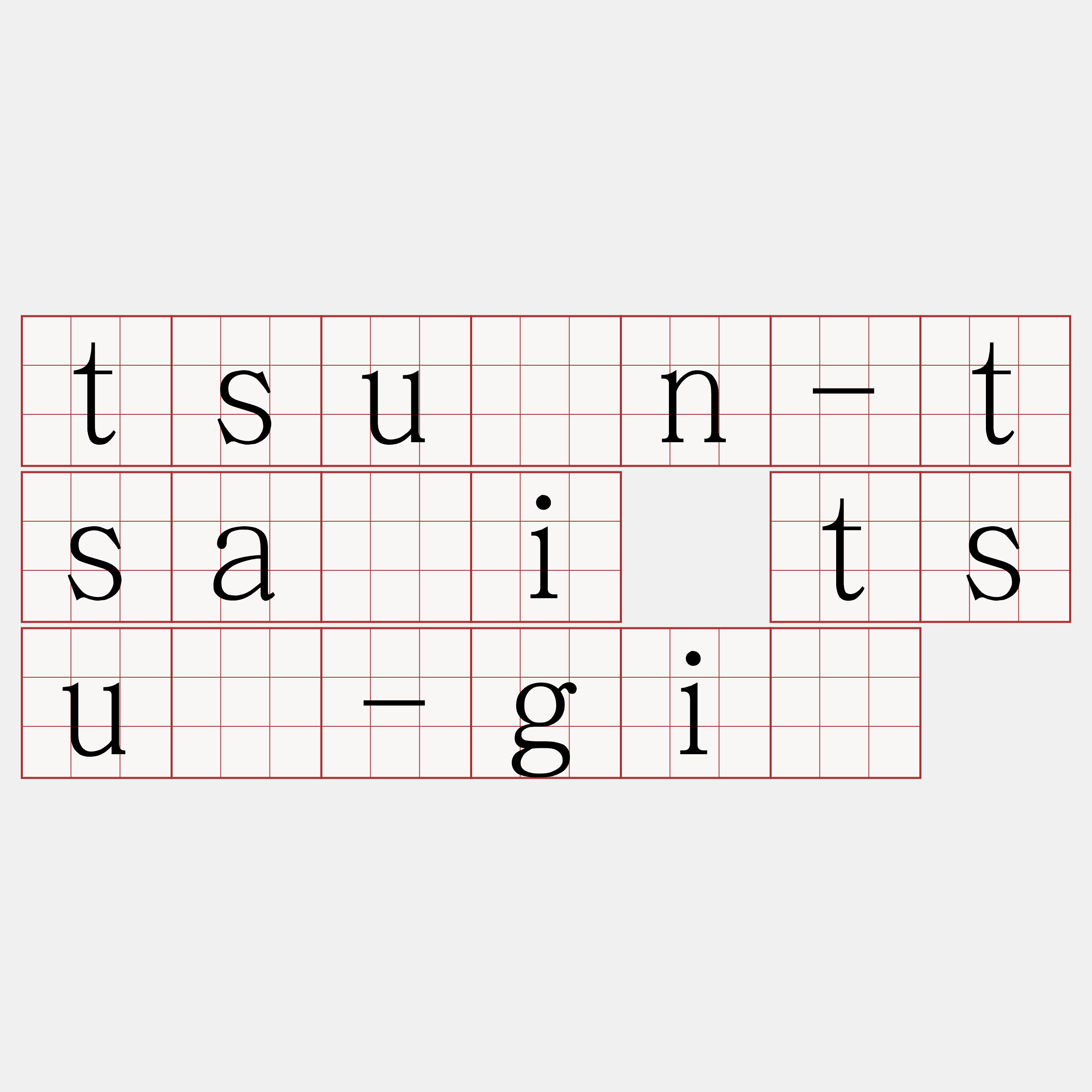 tsûn-tsāi tsú-gī